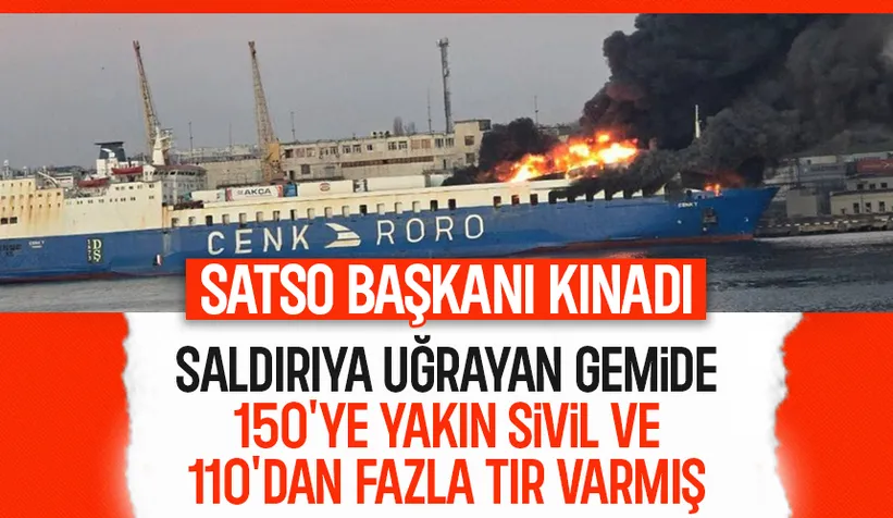 SATSO Başkanı gemiye yapılan saldırıyı kınadı