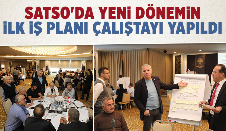 SATSO'da 2023 yılı iş planı çalıştayı