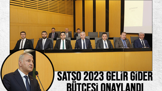 SATSO'da bütçe onaylandı