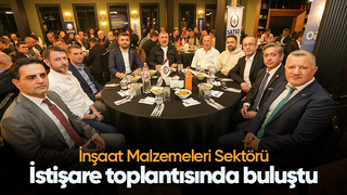 SATSO'da inşaat malzemeleri sektörü buluştu