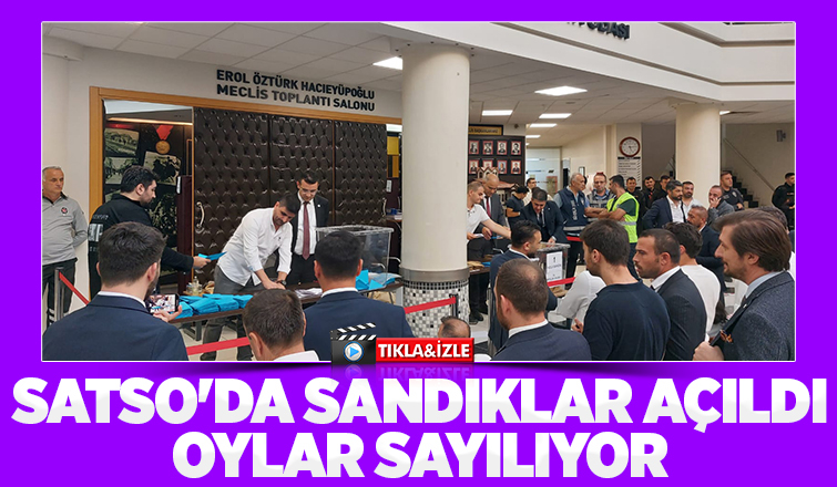 SATSO'da oylar sayılıyor