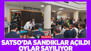 SATSO'da oylar sayılıyor