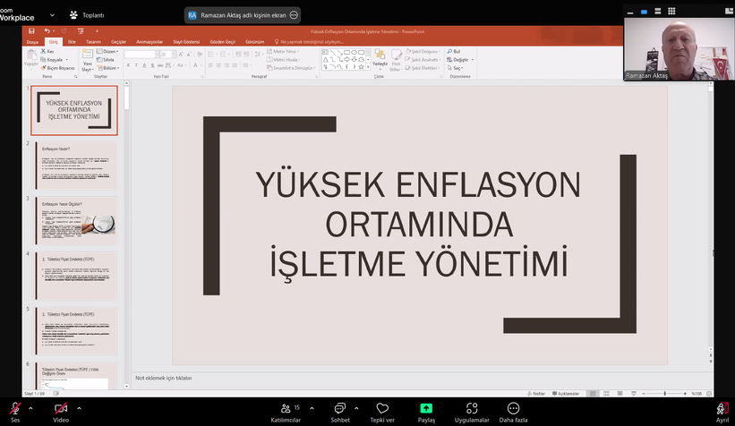 SATSO'da yüksek enflasyon ortamında işletme yönetimi eğitimi