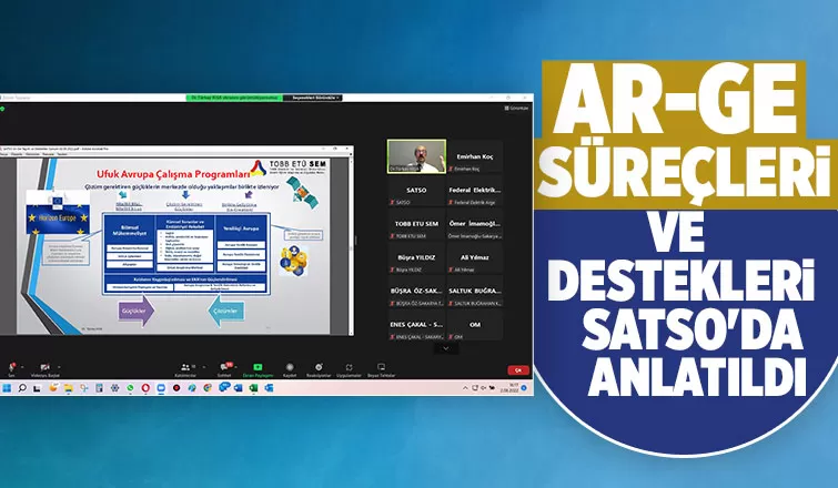 SATSO'dan AR-GE Destekleri eğitimi