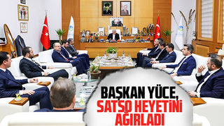 SATSO'dan Başkan Yüce'ye ziyaret