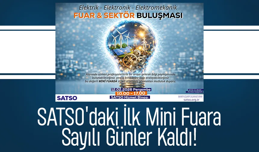 SATSO'dan Elektrik, Elektronik ve Elektromekanik Fuarı
