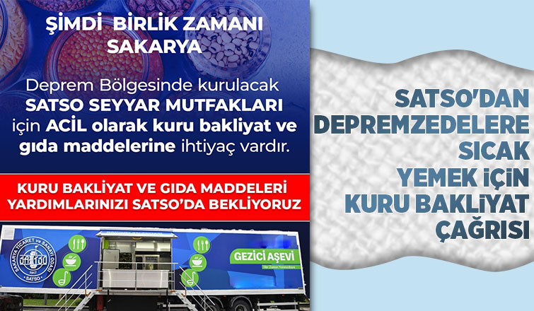 SATSO'dan kuru gıda çağrısı