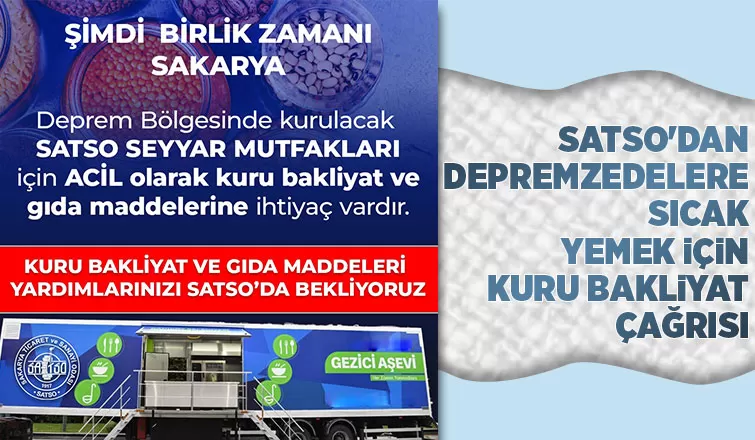 SATSO'dan kuru gıda çağrısı