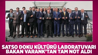 SATSO Doku Kültürü Laboratuvarı'na Bakan Varank'tan övgü