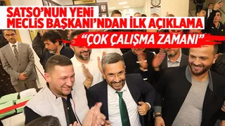 SATSO meclis Başkanlığı'nı kazanan Ercan'dan açıklama