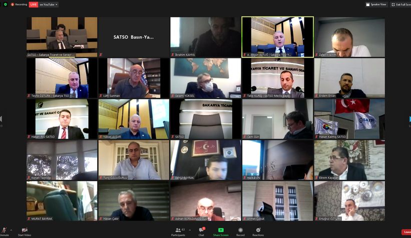 SATSO meclisi toplandı