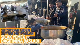 SATSO'nun desteğiyle sıcak yemek dağıtımına başlandı