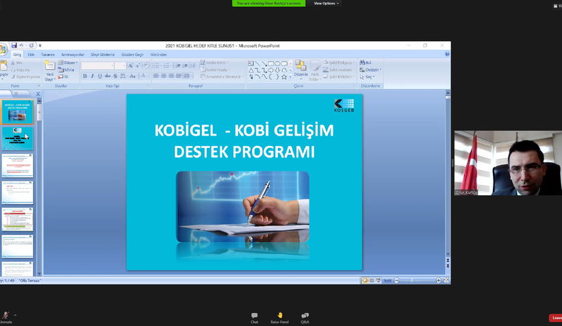 SATSO üyelerine KOBİ-GEL Destek Programı anlatıldı