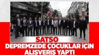 SATSO’dan depremzede çocuklara bayram alışverişi