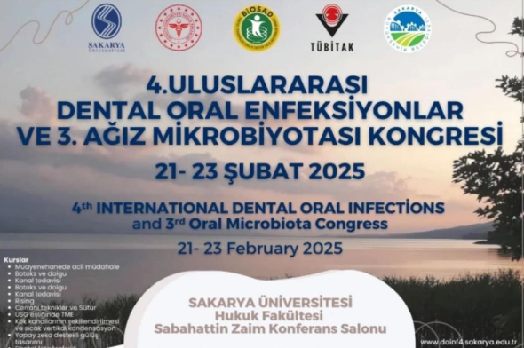 SAÜ'de 4. Uluslararası Dental Oral Enfeksiyonlar Kongresi 