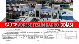 SAÜ'de akademik personel alımlarında şok iddia