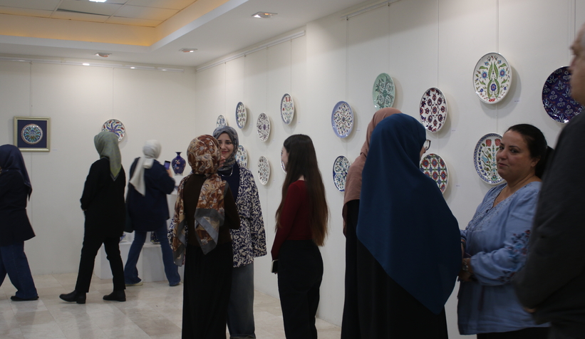 SAÜ'de çini sergisi