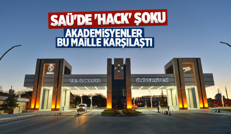 SAÜ'de hack şoku