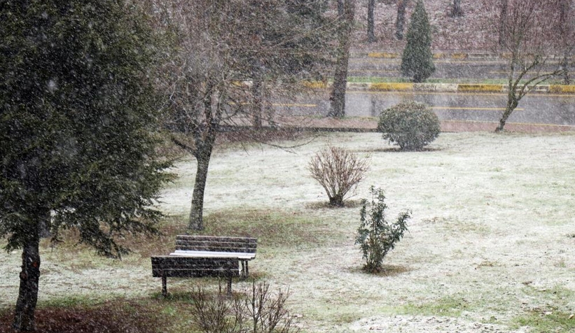 SAÜ Kampüsü beyaza büründü