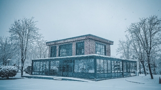 SAÜ Kampüsü'nden kar fotoğrafları