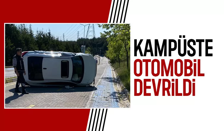 SAÜ Kampüsünde korkutan kaza