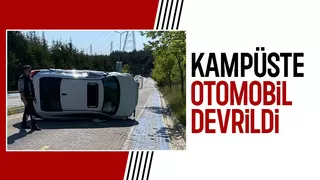 SAÜ Kampüsünde korkutan kaza