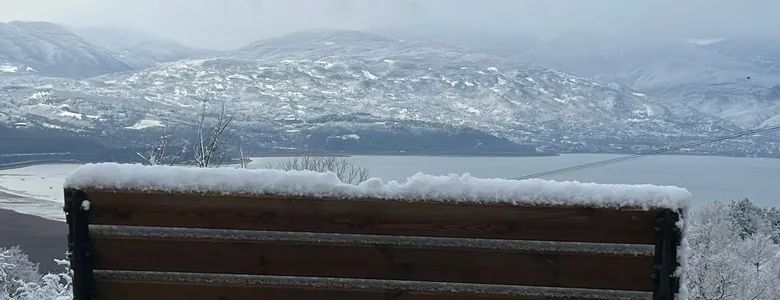 SAÜ Kampüsünden kar manzaraları