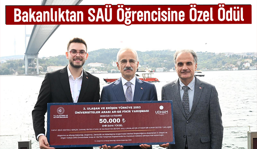 SAÜ'lü öğrenciye özel ödül