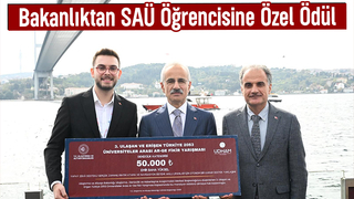SAÜ'lü öğrenciye özel ödül