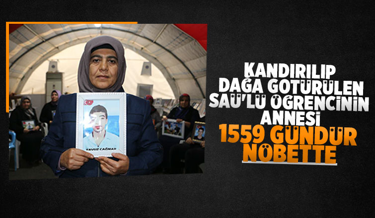 SAÜ'lü Yavuz'un annesi evlat nöbetini sürdürüyor