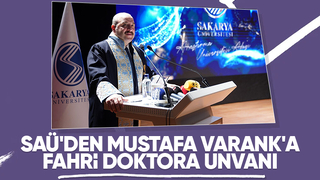 SAÜ Mustafa Varank'a Fahri Doktora unvanı verdi