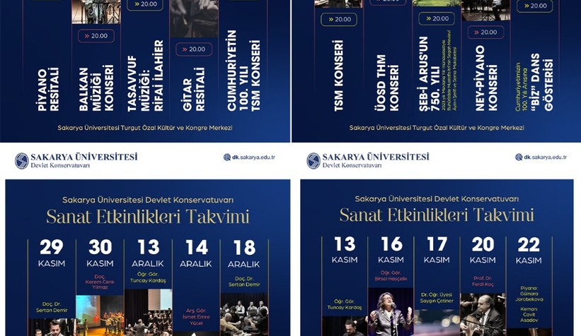 SAÜ müzik şölenleri başlıyor