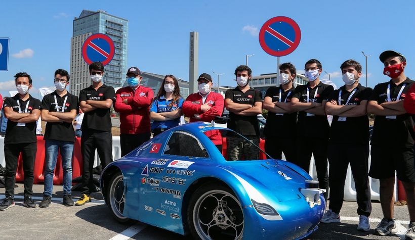 SAÜ'nün otonom aracı birinci oldu