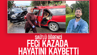 SAÜ öğrencisi kazada hayatını kaybetti