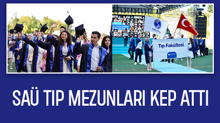 SAÜ Tıp Fakültesi’nde mezuniyet sevinci