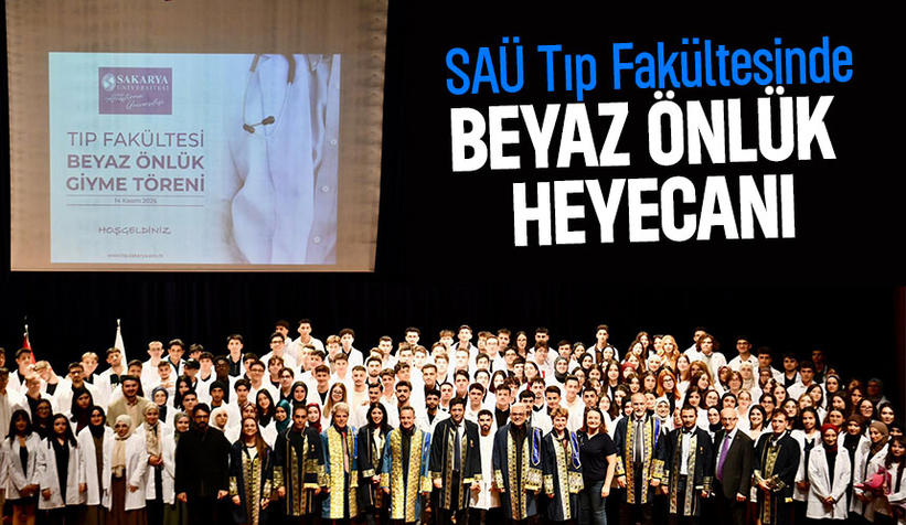 SAÜ Tıp'ta beyaz önlük töreni