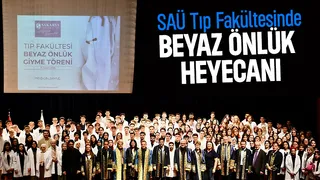 SAÜ Tıp'ta beyaz önlük töreni