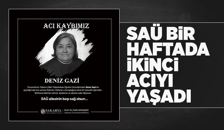 SAÜ'yü yasa boğan ölüm