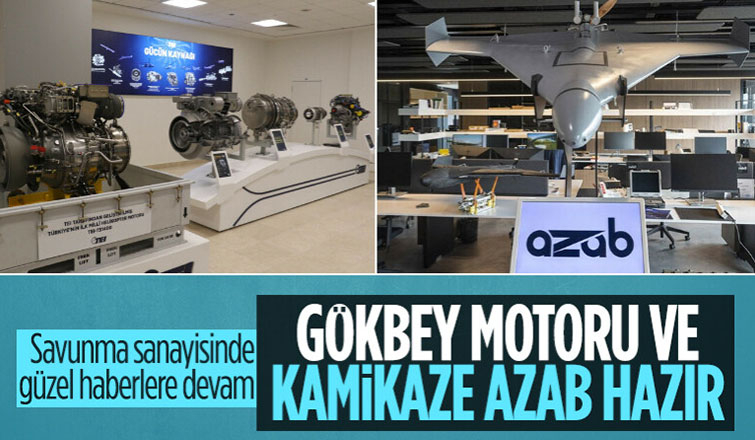 Gökbey'in motoru ve kamikaze drone Azab son aşamada