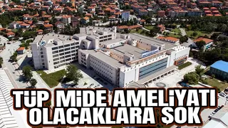 SEAH'daki tüp mide ve mide by-pass ameliyatları iptal