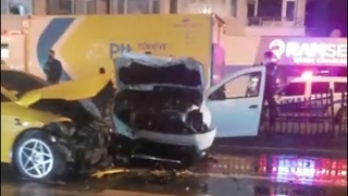 SEAH kavşağında feci kaza