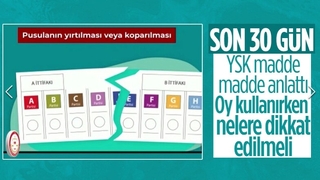 Seçimde oylar hangi durumlarda geçersiz sayılacak