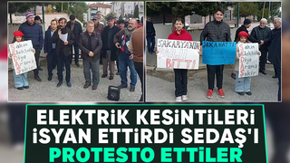 SEDAŞ'ı protesto ettiler