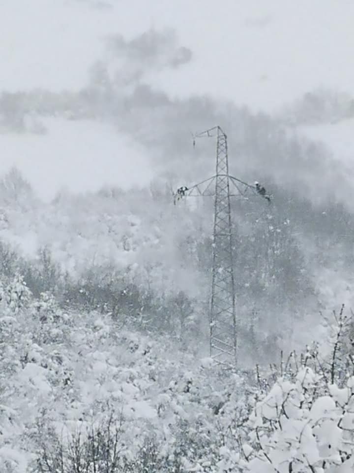 SEDAŞ'ın kar mesaisi sürüyor