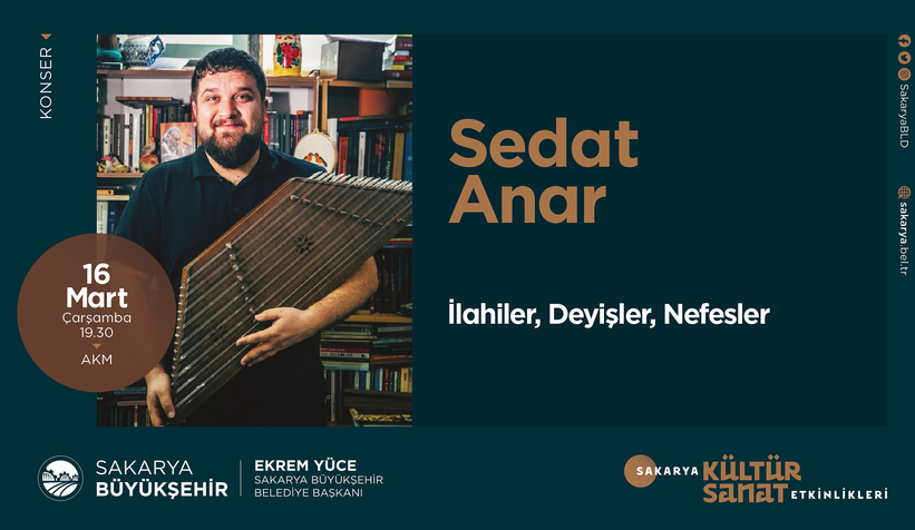 Sedat Anar konser verecek
