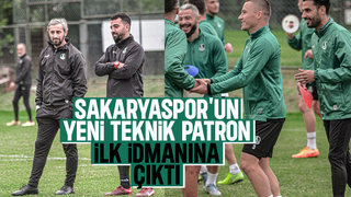 Serkan Özbalta takımın başında ilk idmana çıktı