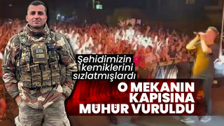 Şehide saygısızlığa af yok mühürlediler