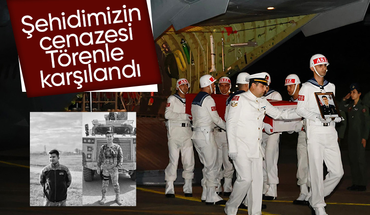 Şehidimizin cenazesi Sakarya'ya getirildi