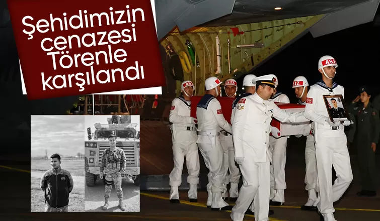 Şehidimizin cenazesi Sakarya'ya getirildi