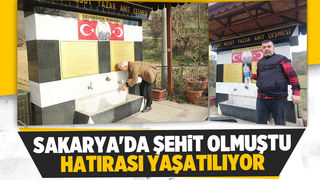 Şehidin hatırası memleketinde yaşatılıyor